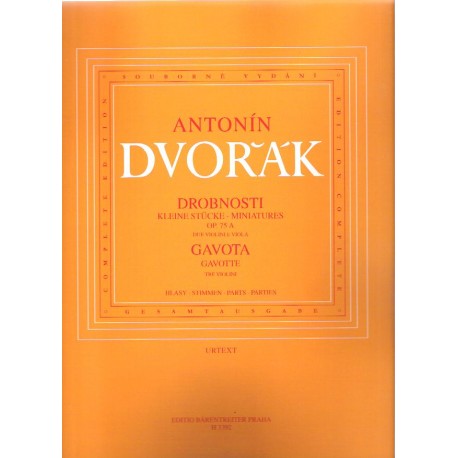 Dvořák Antonín - Drobnosti op.75