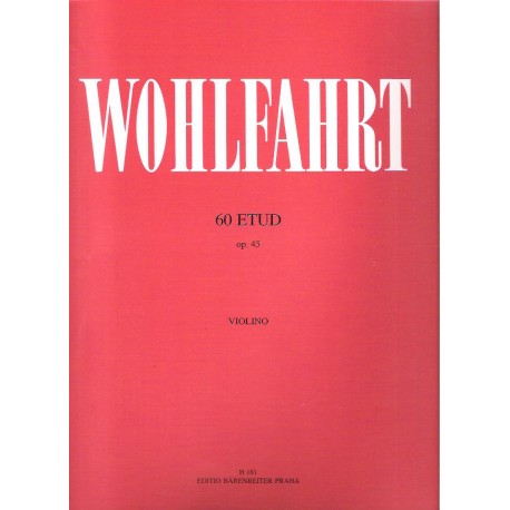 Wohlfahrt Franz - 60 etud op.45