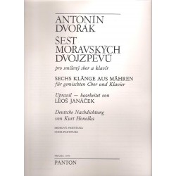 Dvořák Antonín- Šest Moravských dvojzpěvů