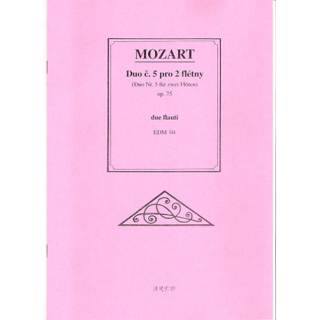 Mozart W.A.- Duo č.5 pro 2 flétny